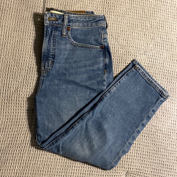 Madewell Womens the Curvy Perfect Vintage Crop Jean Sandford Wash 26P Petite - Picture 2 of 8